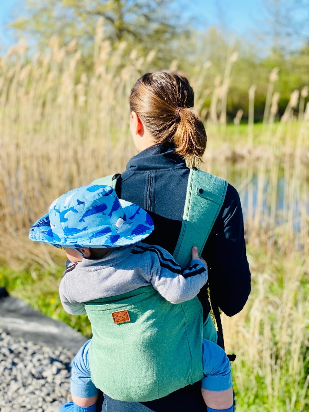 Happy Baby Original Carrier in Viridian (green)